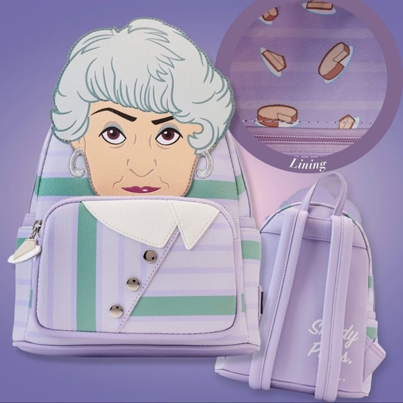 Loungefly Handbags - Loungefly the golden girls Dorothy cosplay mini backpack